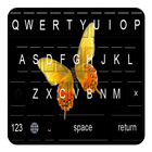 Golden Butterfly Keyboard Themes ícone