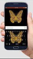 Golden Butterfly Keyboard Themes capture d'écran 2