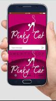 Lovely Pink Cat Keyboard Themes plakat