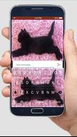 Lovely Pink Cat Keyboard Themes 截图 2