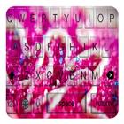Pink Crystal Keyboard Themes icon