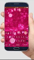 Pink Crystal Keyboard Themes poster