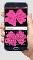 Black Pink Bow  Keyboard Themes 截圖 1