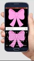Black Pink Bow  Keyboard Themes 截圖 2