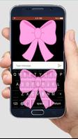 Black Pink Bow  Keyboard Themes Screenshot 2