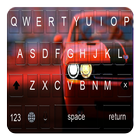 Red Car Keyboard Theme icône