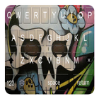 Graffiti Skull Keyboard Theme Zeichen