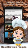 Cooking Brownie Cake Recipes Affiche