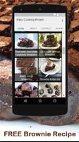 Cooking Brownie Cake Recipes capture d'écran 1