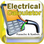 Electrical Calculator with Formulas and Symbols ícone