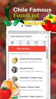 Chile Food Recipes الملصق