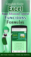 Learn Excel Functions and Form الملصق