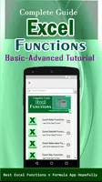 Learn Excel Functions and Form تصوير الشاشة 1