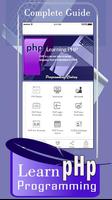 Learn PHP Programming Coding Plakat