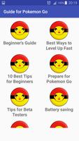 Guide for pokemon go poster