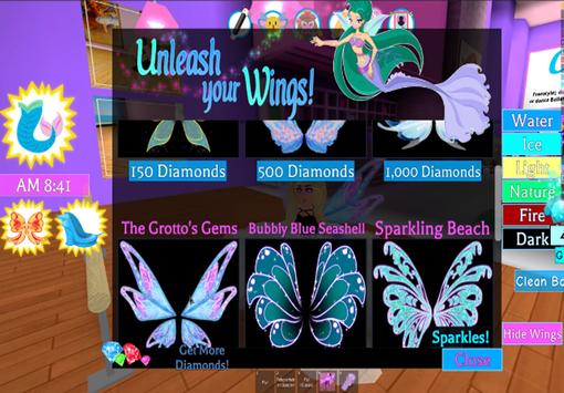 Download Tips Fairies Mermaids Winx High School Roblox Apk For Android Latest Version - chrome fairy wings roblox