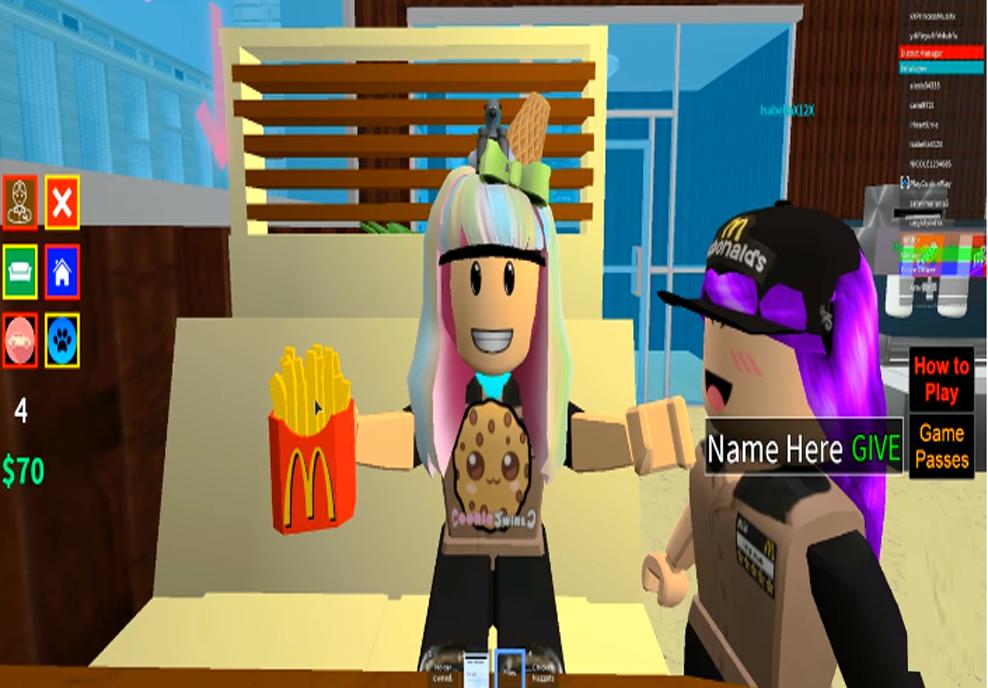 Tips Cookie Swirl C Roblox Working At Mcdonalds For Android Apk Download - cookieswirlc world roblox