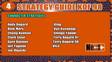 pro Guide for kof 98 97 strategies and new tips اسکرین شاٹ 2
