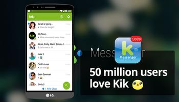 GUIDE For KIK Chat स्क्रीनशॉट 1