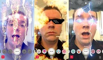 برنامه‌نما Guide lenses for Snapchat 2016 عکس از صفحه