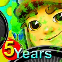 Guide Subway Surfer 5 Years Affiche