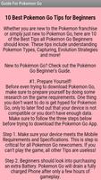 Guide For Pokemon Go скриншот 2