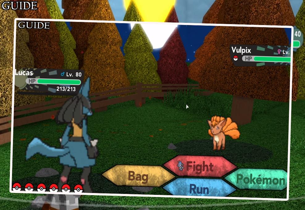 roblox pokemon game where you are the pokemon