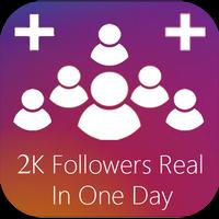 +2K Instagram Followers On Day #Real_Increase! poster