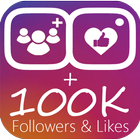 +100K For Instagram Followers & Likes Boost Tips icône