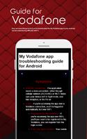 Guide for use My Vodafone poster