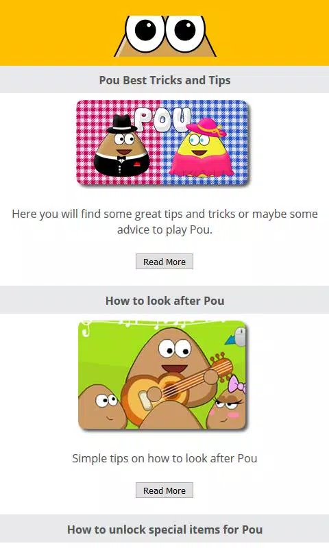 Tips Pou Guide APK for Android Download