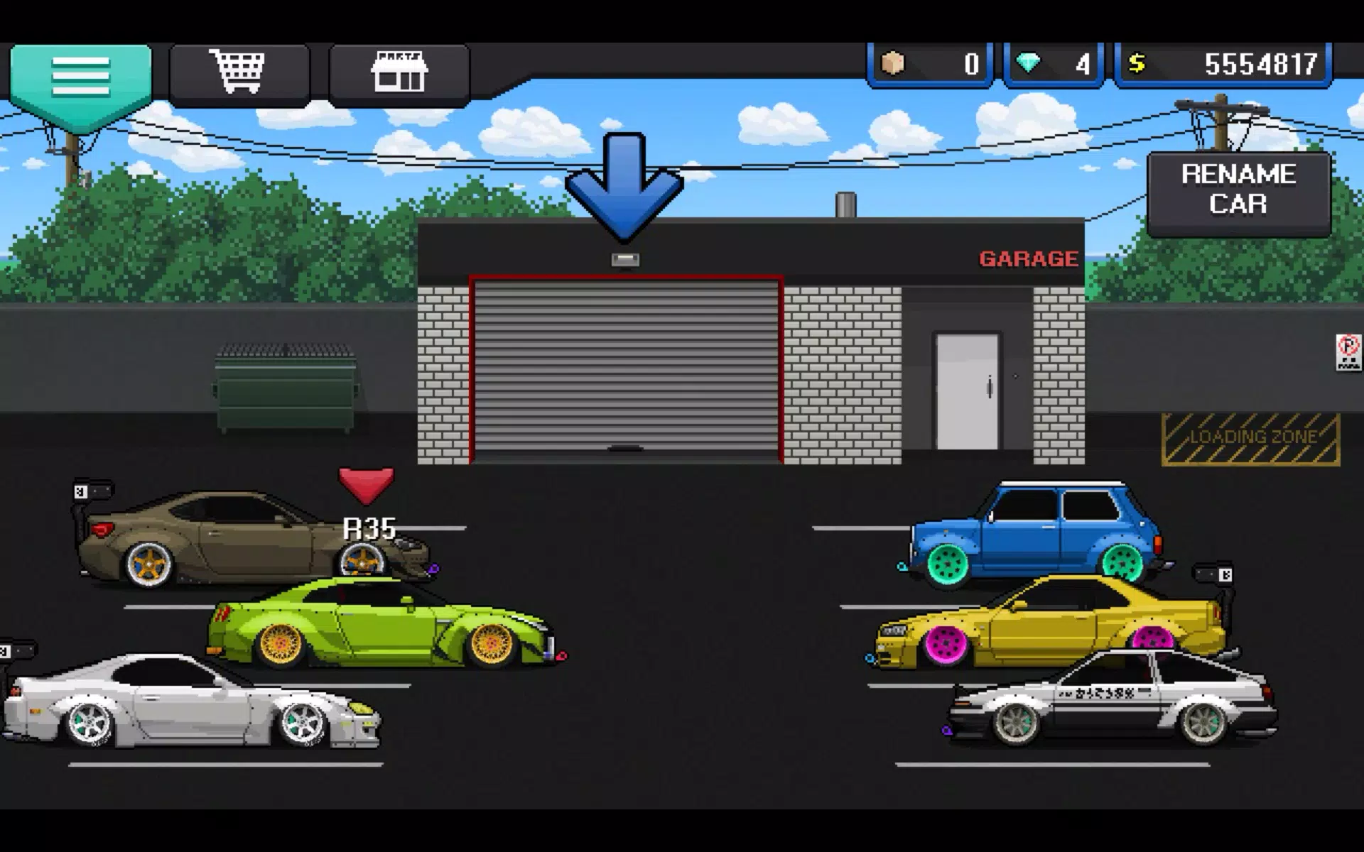 CapCut_pixel car como tunar o carro mais rápido do jogo com