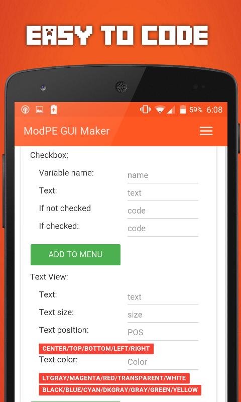 Modpe Gui Maker Lite For Android Apk Download