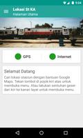 Lokasi Stasiun Kereta poster