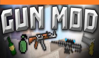 Gun Mod for Minecraft PE الملصق