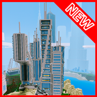 Futuretroplis City map for Minecraft آئیکن