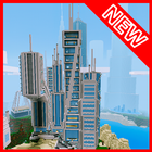 Futuretroplis City map for Minecraft icône