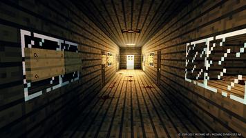 Horror map Wooden House for Minecraft الملصق