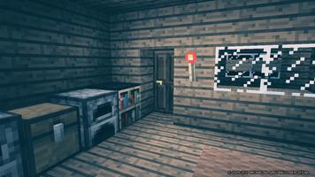 Horror map Wooden House for Minecraft 스크린샷 2