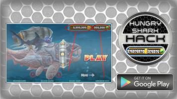 Hack For Hungry Shark Cheats Joke App Prank Cartaz