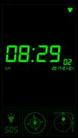 Alarm Clock+Compass+Flashlight Affiche