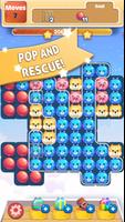 Toy Blasting Pet Rescue - Pop Blast Puzzle capture d'écran 1