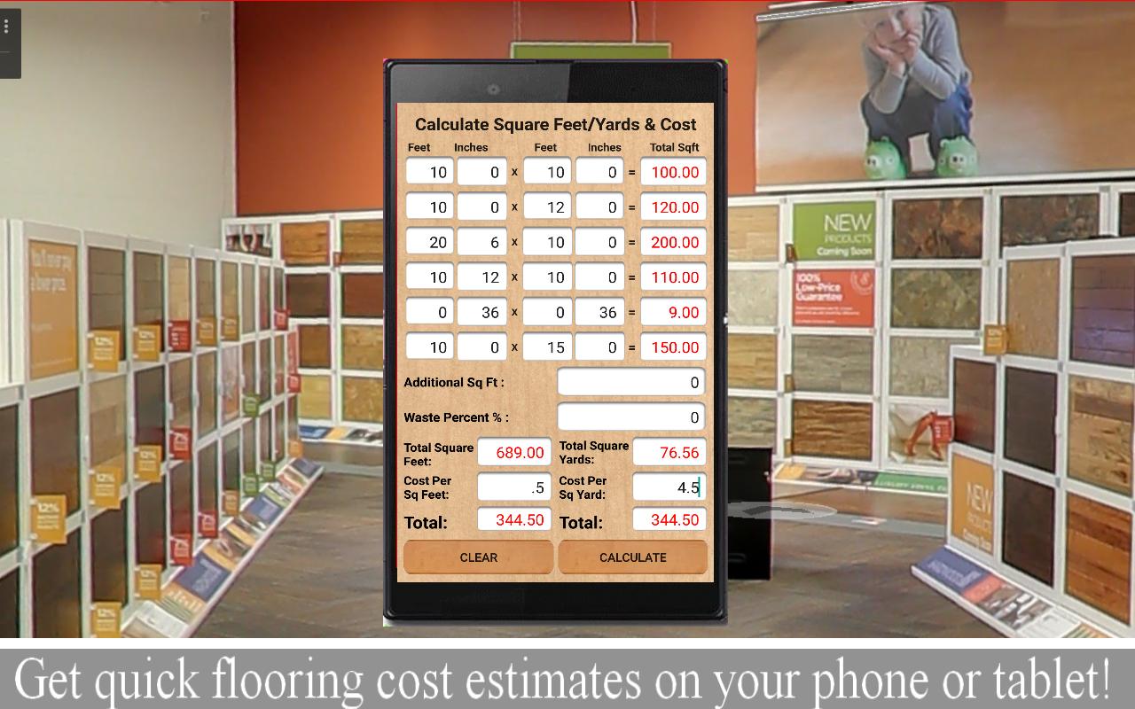 Flooring Job Bid Calculator For Android Apk Download