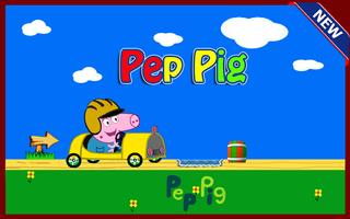 pepa pig car 포스터