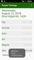 Prayer Timings تصوير الشاشة 2