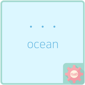 simple dot - ocean 카카오톡 테마 icon