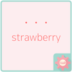 simple dot - strawberry 카카오톡 테마