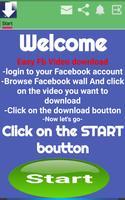 Easy Fb Video download Affiche