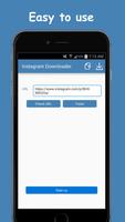 Video downloader for instagram पोस्टर