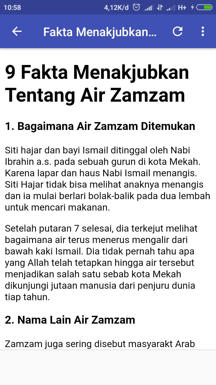 Doa Minum Air Zam Zam – Hikmah Perjalanan Tauhid